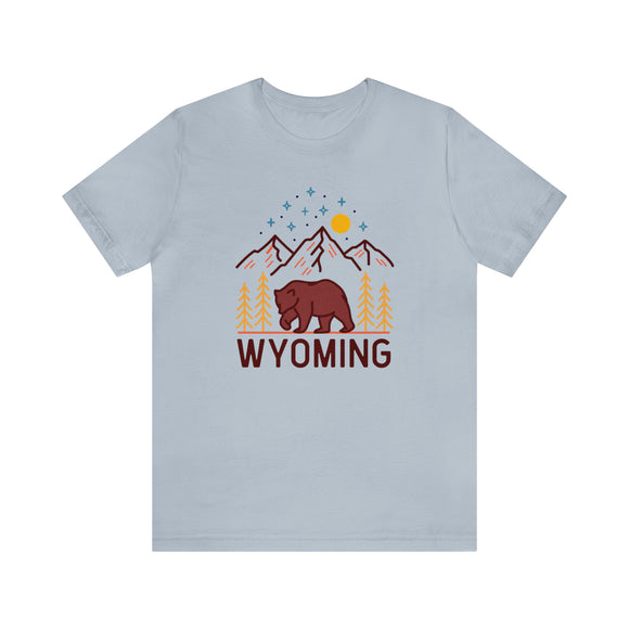Wyoming T-Shirt - Retro Unisex Wyoming Shirt