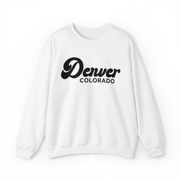 Denver, Colorado Sweatshirt - Unisex Retro Crewneck Denver Sweatshirt