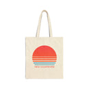 New Hampshire Cotton Canvas New Hampshire Tote Bag - Retro 80s-1