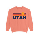 Utah Sunset Stripes Sweatshirt | Comfort Colors - 100% Cotton-3