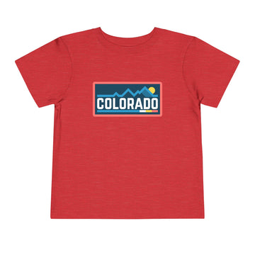 Buy heather-red Colorado Toddler Graphic Tee - Kids Colorado T-Shirt