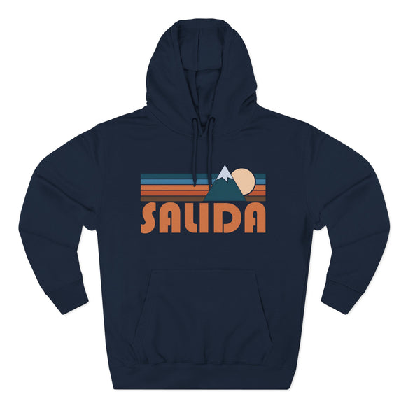 Salida, Colorado Hoodie - Retro Mountain Unisex Sweatshirt