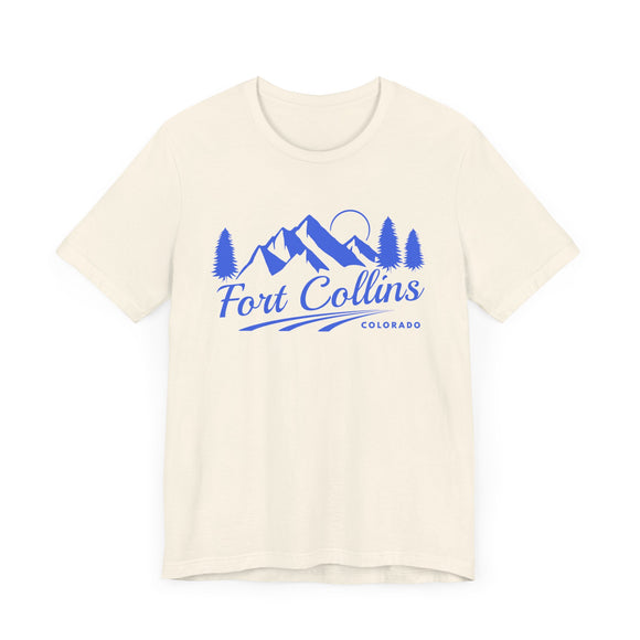 Fort Collins, Colorado T-Shirt - Retro Mountain Unisex Fort Collins Shirt