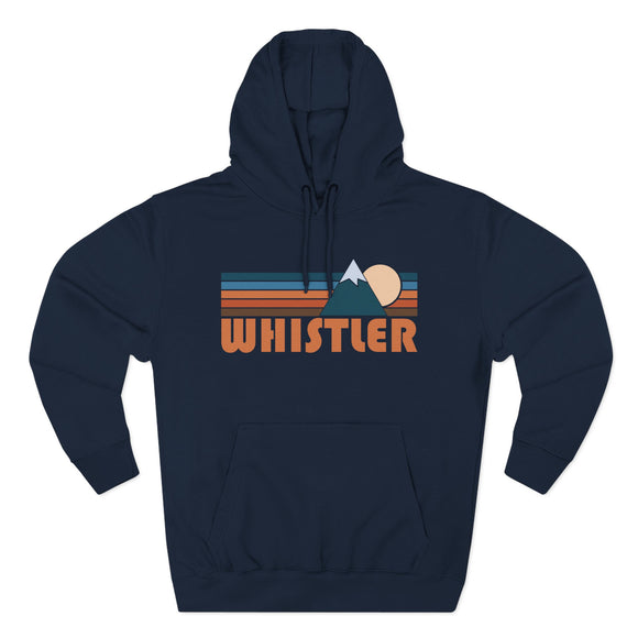 Whistler, Canada Hoodie - Retro Mountain Unisex Sweatshirt
