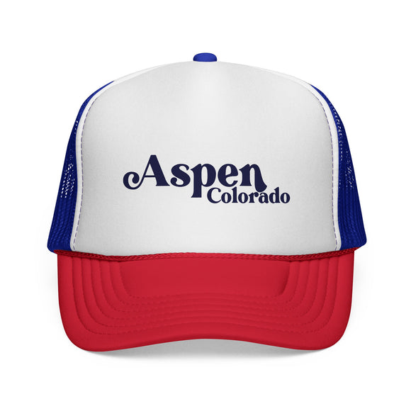 Aspen, Colorado Retro Trucker Hat