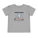 Pennsylvania Yeti Snowboard Toddler Tee-4