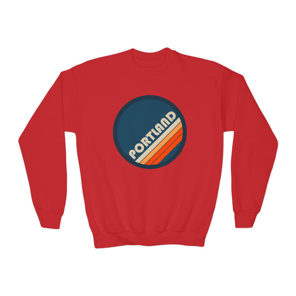 Portland, Oregon Youth Crewneck Sweatshirt - Unisex Kid's Portland, Oregon Sweatshirt