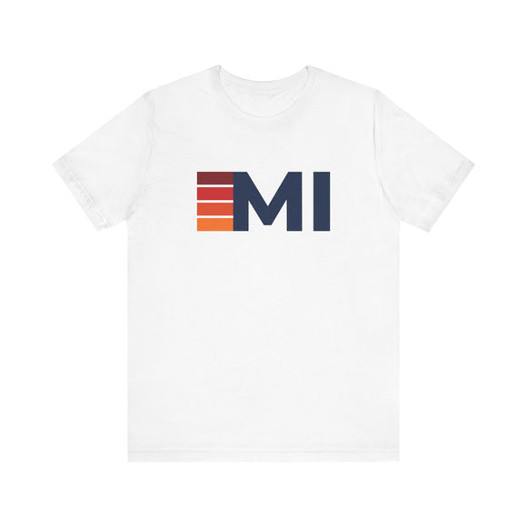 Michigan Retro Stripes T-Shirt | Michigan State Tee