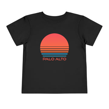 Buy black Palo Alto, California Toddler T-Shirt - Retro 80s Toddler Palo Alto Shirt