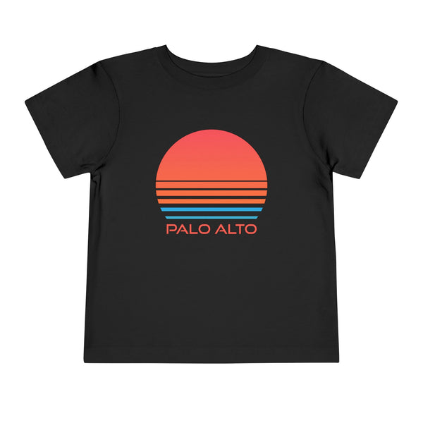 Palo Alto, California Toddler T-Shirt - Retro 80s Toddler Palo Alto Shirt