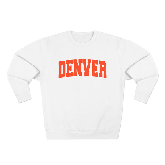 Denver Crewneck Sweatshirt – Retro Collegiate Pullover