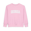 Georgia Toddler Sweatshirt - Georgia Toddler Crewneck Sweatshirt-5