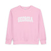 Georgia Toddler Sweatshirt - Georgia Toddler Crewneck Sweatshirt