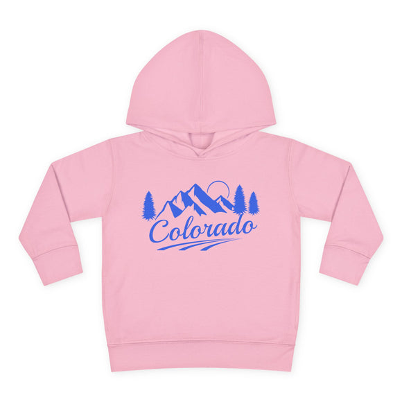 Colorado Toddler Hoodie - Unisex Mountain Pullover Sweatshirt, Kids Hooded Jumper, Colorado Souvenir
