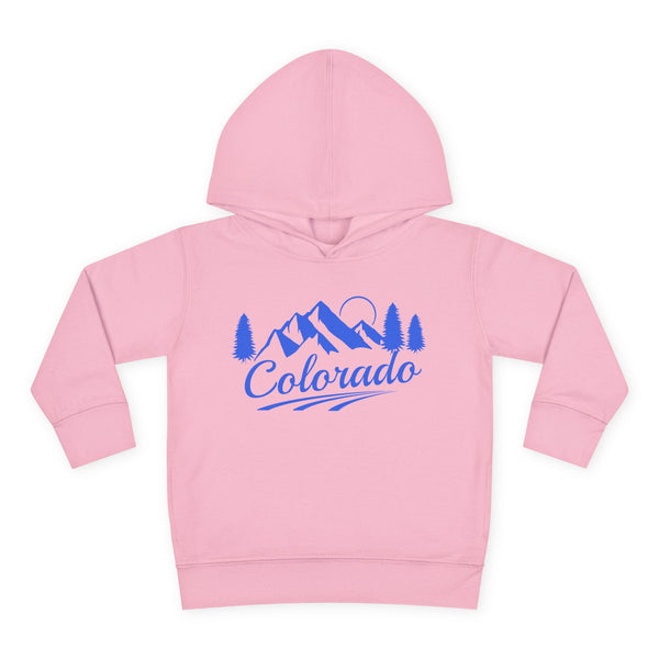 Colorado Toddler Hoodie - Unisex Mountain Pullover Sweatshirt, Kids Hooded Jumper, Colorado Souvenir
