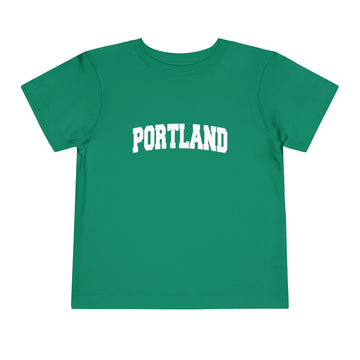 Portland, Oregon Toddler Graphic Tee - Kids Portland Vacation Shirt