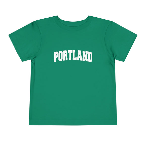 Portland, Oregon Toddler Graphic Tee - Kids Portland Vacation Shirt