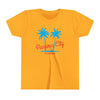 Panama City Beach, Florida Youth Shirt - Retro Palm Tree Panama City Beach Kid's T-Shirt