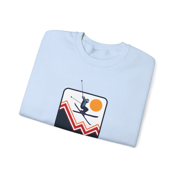 Telluride, Colorado Sweatshirt - Unisex Snow Ski Jump Telluride Sweatshirt