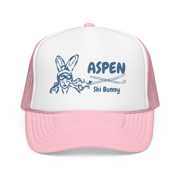 Aspen, Colorado Ski Bunny Trucker Hat