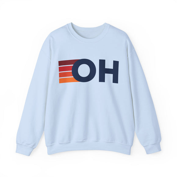 Ohio Retro Sweatshirt | Retro Stripes Ohio