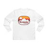 Montpelier, Vermont Mens Base Long-sleeve Tee - Retro Ombre Heavy Weight Long Sleeve T-shirt