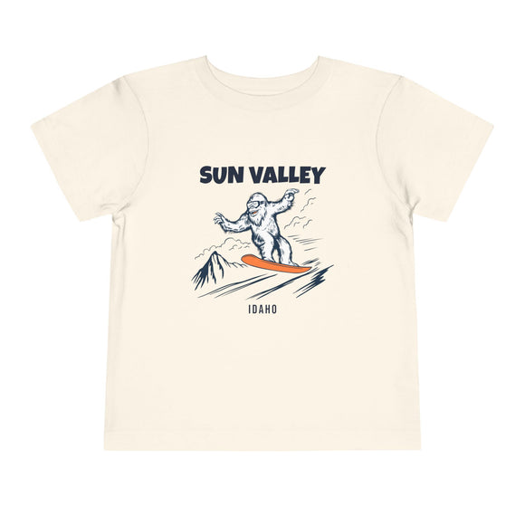 Sun Valley, Idaho Yeti Snowboard Toddler Tee