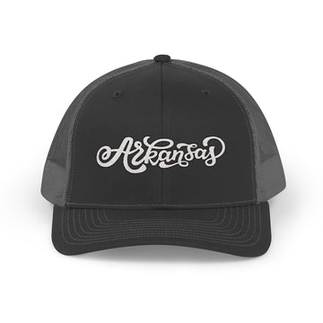Arkansas Snapback Trucker Cap - Embroidered Arkansas Hat