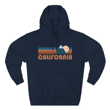 Buy navy California Hoodie - Retro Mountain Unisex Sweatshirt
