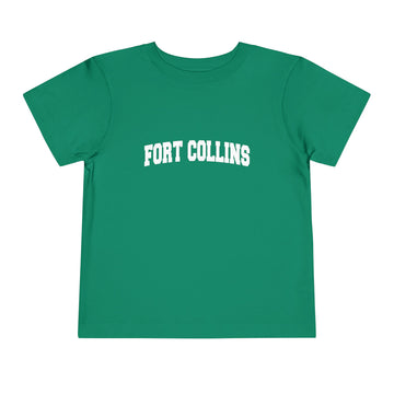 Fort Collins, Colorado Toddler Graphic Tee - Kids Fort Collins Vacation T-Shirt