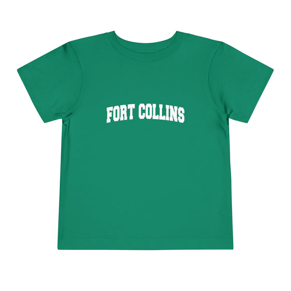 Fort Collins, Colorado Toddler Graphic Tee - Kids Fort Collins Vacation T-Shirt