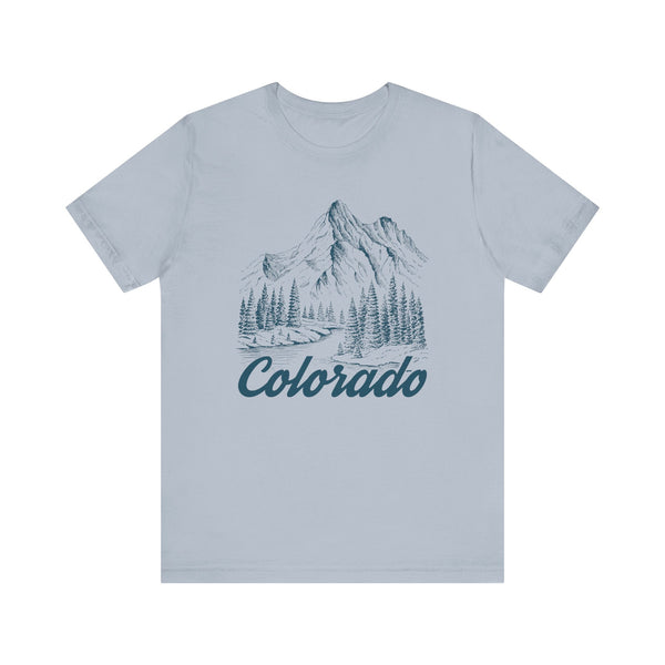 Colorado Graphic Tee - Mountain Illustration Colorado T Shirt