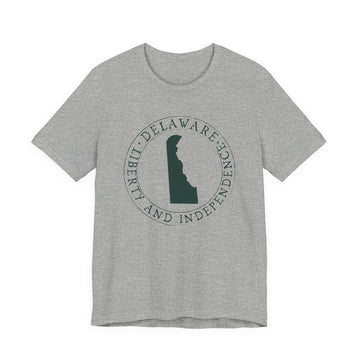 Buy athletic-heather Delaware T-Shirt — State Graphic Tee