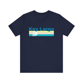 Buy navy Key Largo, Florida T Shirt - Sailboat Graphic Tee