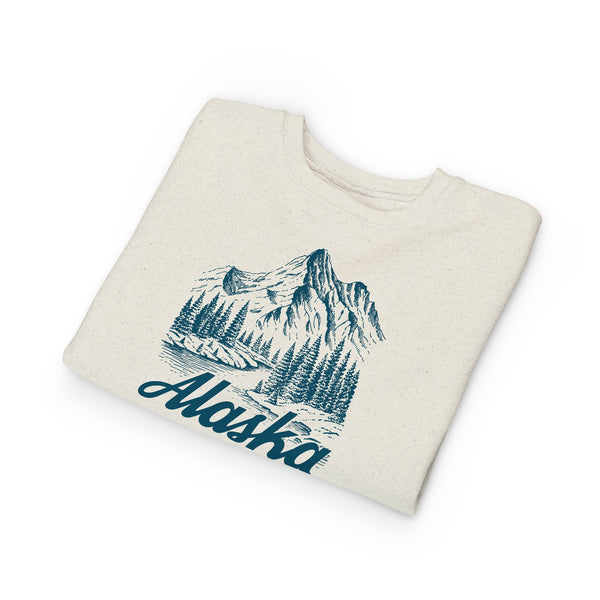 Alaska Toddler Sweatshirt - Alaska Toddler Crewneck Sweatshirt