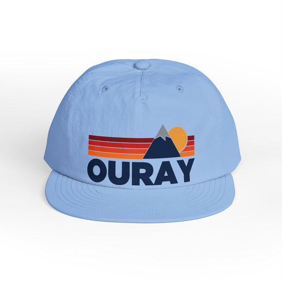 Ouray, Colorado Mountain Surf Cap | Retro Light Weight Cap