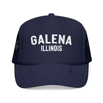 Galena, Illinois Trucker Hat - Foam Galena Cap