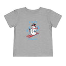 Stowe, Vermont Toddler Skiing Snowman Graphic Tee - Kids Stowe Shirt-2
