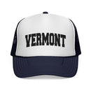 Vermont Retro Collegiate Style Trucker Hat-6