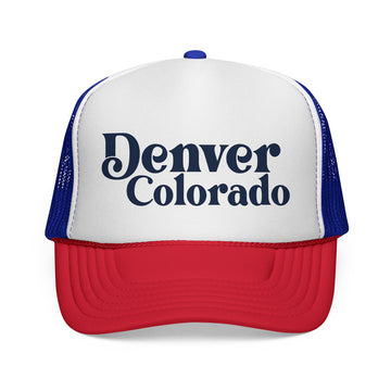 Denver, Colorado Retro Trucker Hat