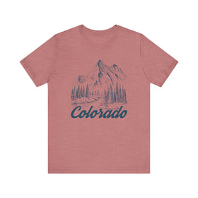 Colorado Graphic Tee - Mountain Illustration Colorado T Shirt