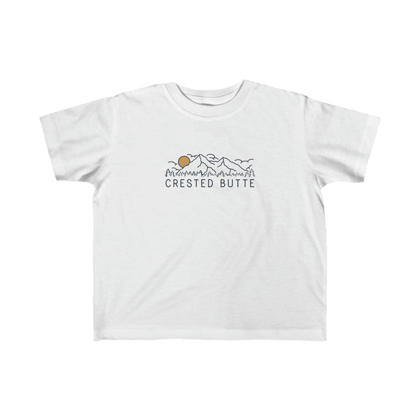 Crested Butte, Colorado Toddler T-Shirt - Toddler Crested Butte Shirt