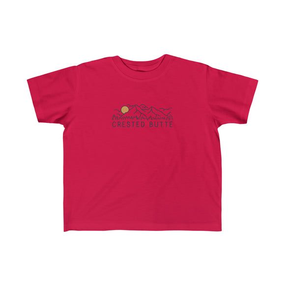 Crested Butte, Colorado Toddler T-Shirt - Toddler Crested Butte Shirt
