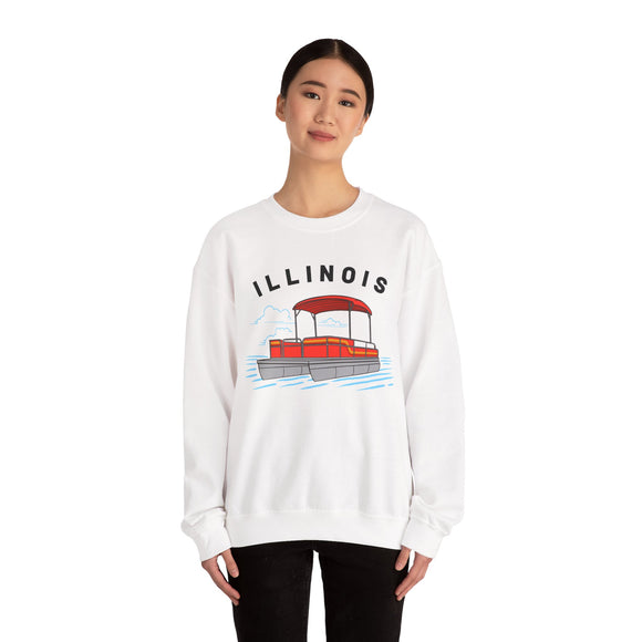 Illinois Sweatshirt - Pontoon Boat Sweatshirt