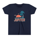 Jupiter, Florida Youth Shirt - Retro Palm Tree Jupiter Kid's T-Shirt-4