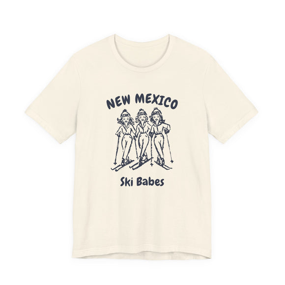 New Mexico Ski Babes T‑Shirt — Retro Skiing Graphic Tee