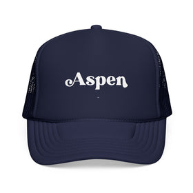 Aspen, Colorado Trucker Hat - Foam Aspen Cap