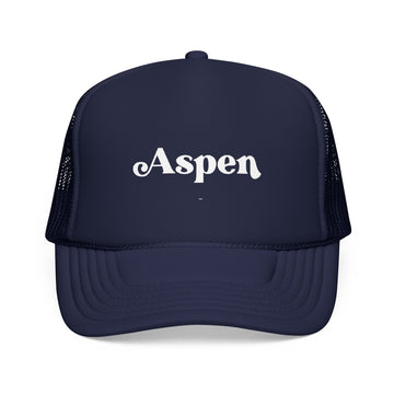 Aspen, Colorado Trucker Hat - Foam Aspen Cap