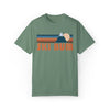 Ski Bum Graphic Tee, Comfort Colors Retro Unisex T shirt, Mountain Adventure Shirt