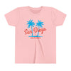 San Diego, California Youth Shirt - Retro Palm Tree San Diego Kid's T-Shirt